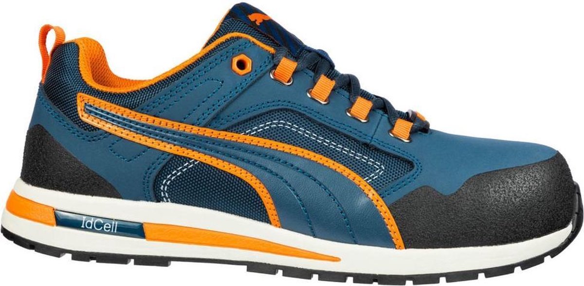 Puma Veiligheidsschoen | maat 44 blauw/oranje | S3 HRO SRC EN ISO 20345 | leer | 1 stuk - 64.310.0-44