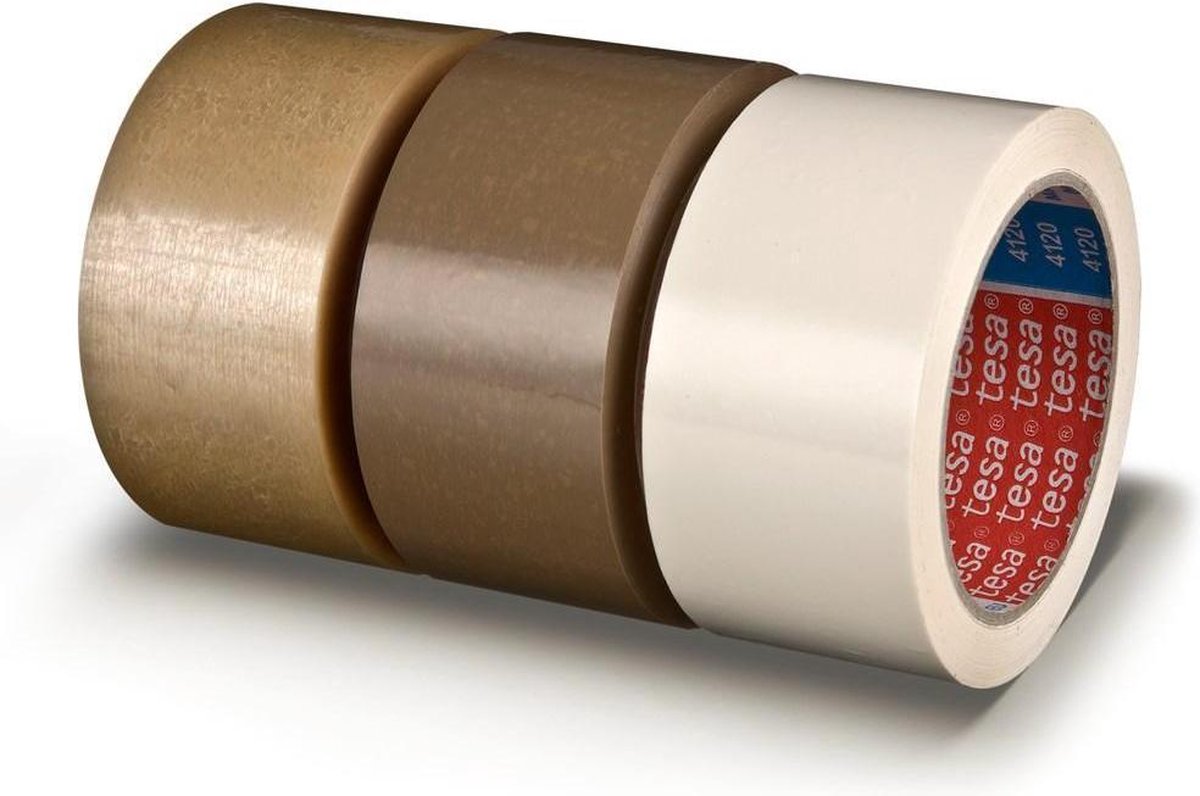 Tesa Verpakkingsplakband PVC | kleurloos | lengte 66 m | breedte 50 mm wiel | 6 stuks - 04120-00008-00