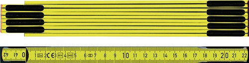 Bmi Duimstok | lengte 2 m | EG III | hout geel | 1 stuk - 972900200 H