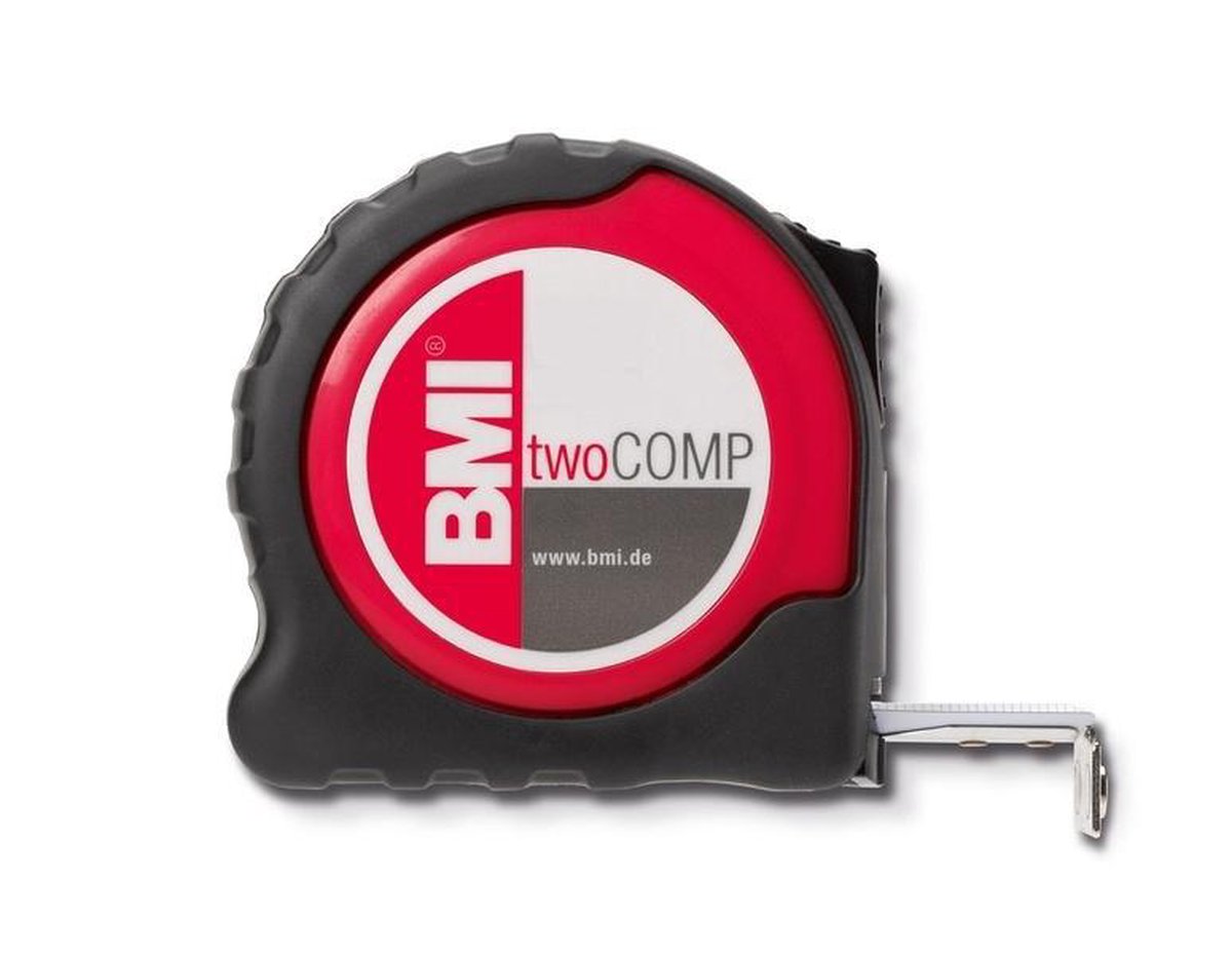 Bmi Rolbandmaat | lengte 8 m | breedte 25 mm | EG II ABS met magneet SB | 1 stuk - 472841021M