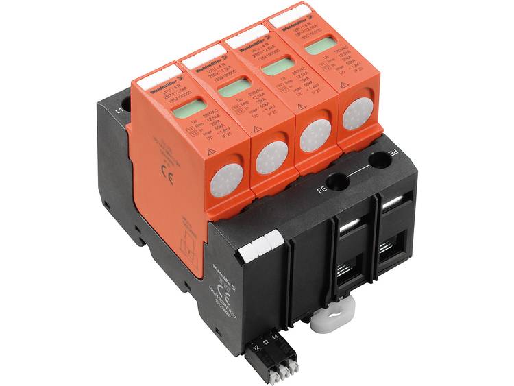 Weidmüller 1352190000 VPU I 4 R 280V/12,5kA Overspanningsafleider Overspanningsbeveiliging voor:elkast 20 kA 1 stuk(s) - Groen