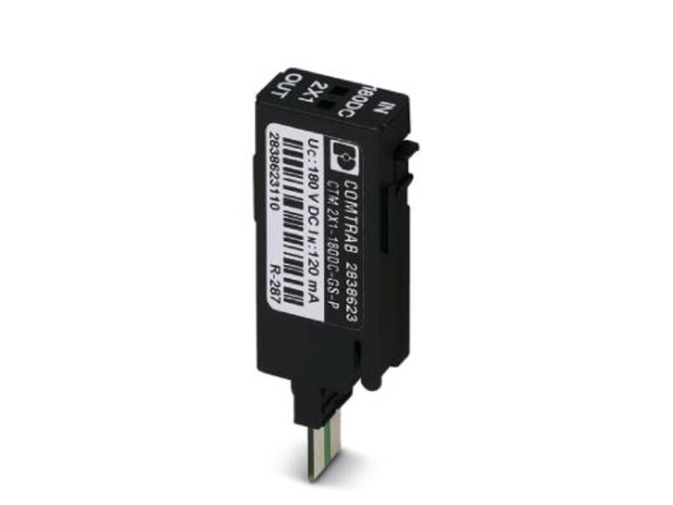 Phoenix Contact 2838623 CTM 2X1-180DC-GS-P Overspanningsveilige stekker Set van 10 stuks Overspanningsbeveiliging voor: Netwerk (LSA) 5 kA 10 stuk(s)
