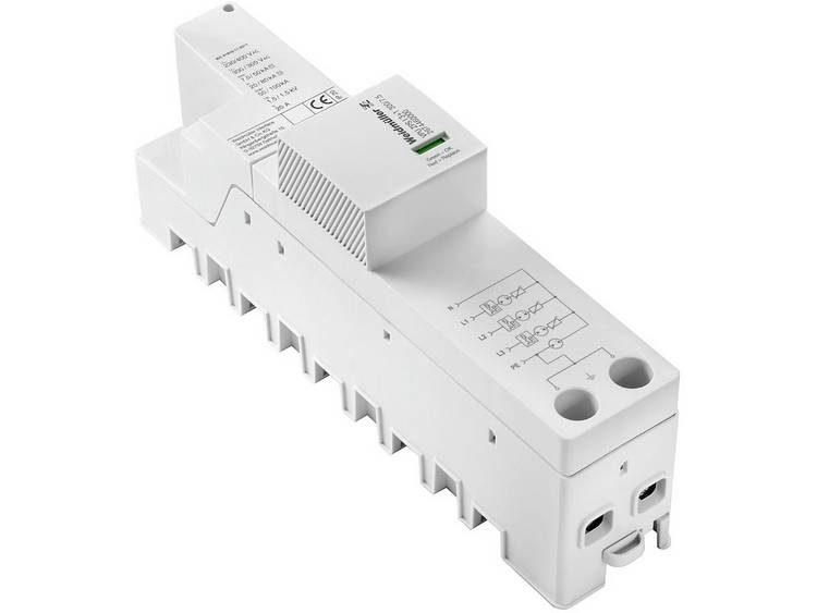 Weidmüller 2674460000 VPU ZPA I 3+1 300/7,5 Overspanningsafleider Overspanningsbeveiliging voor:elkast 50 kA 1 stuk(s) - Groen