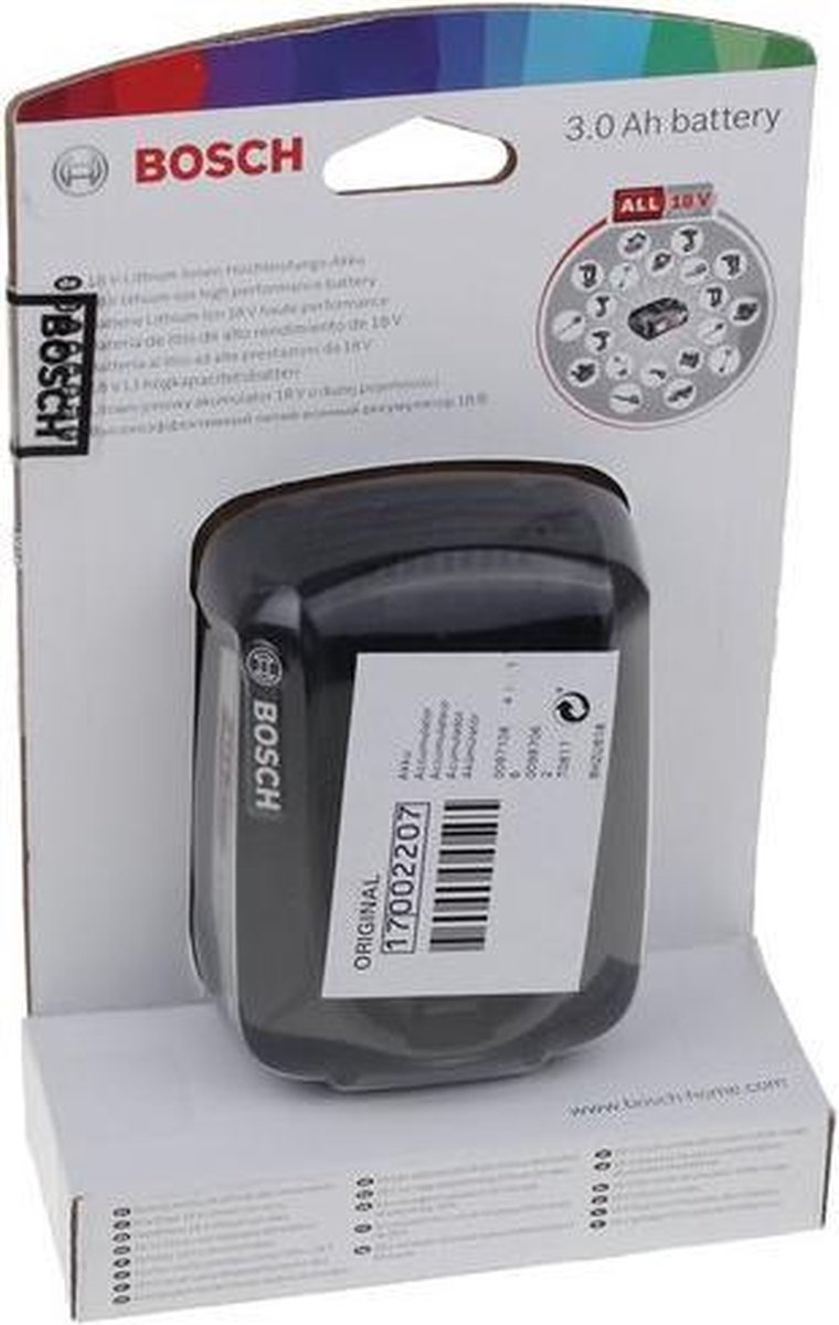 Bosch Bosch uitwisselbare accu 18V - Zwart