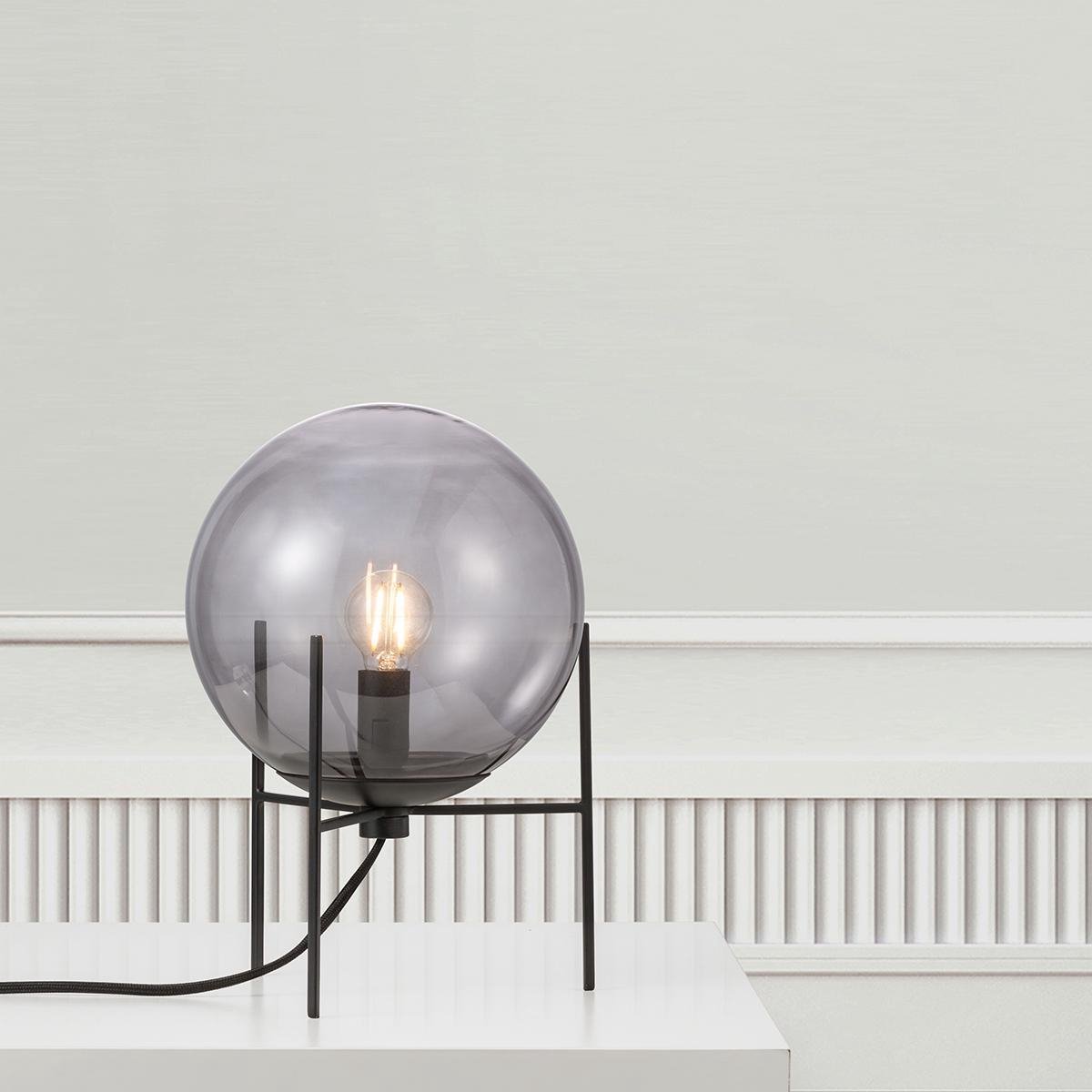 Nordlux Alton 47645047 Tafellamp E27 15 W Rook - Zwart