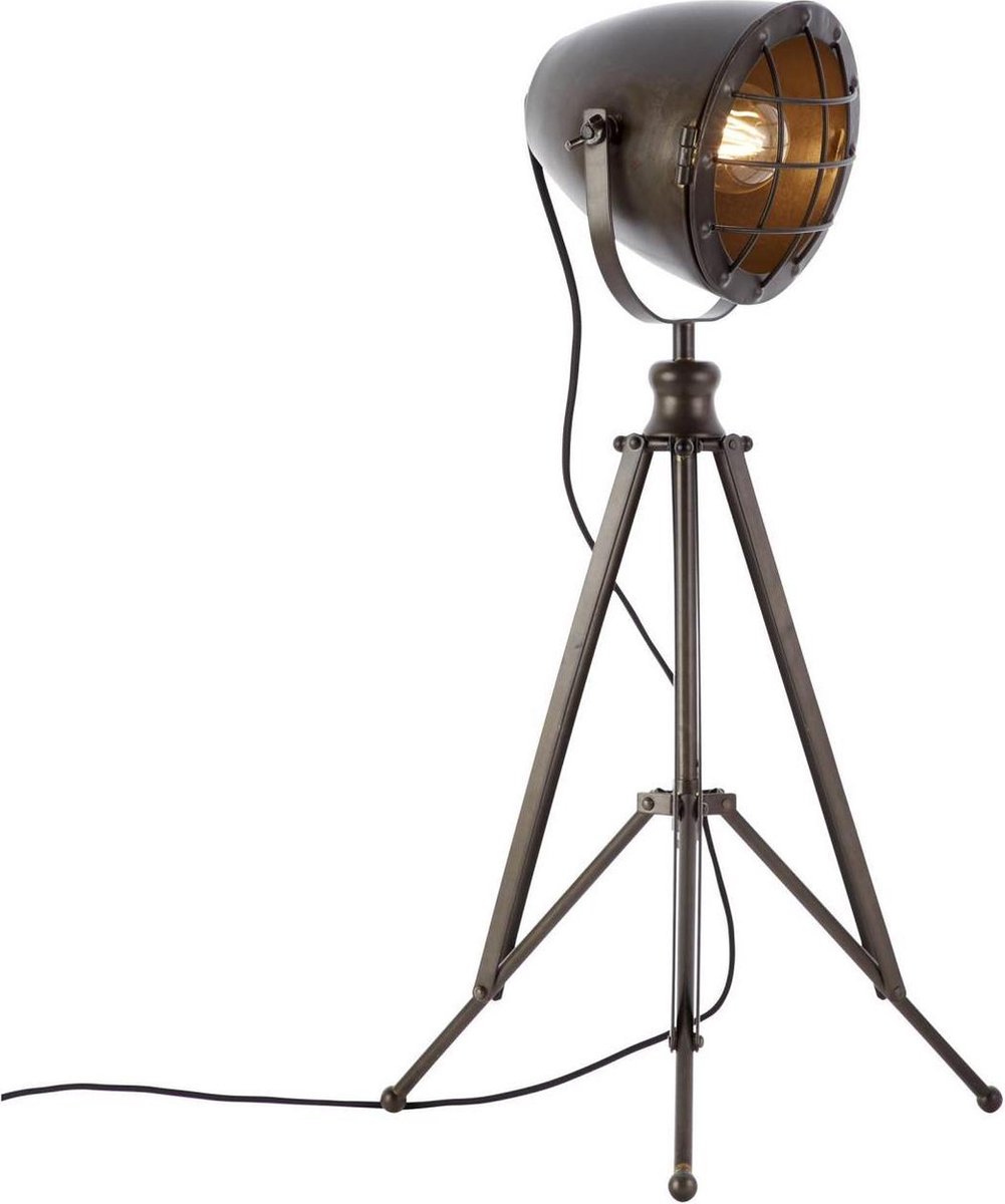 Brilliant Leuchten Anit 99042/46 Tafellamp LED E27 40 W, RVS - Zwart