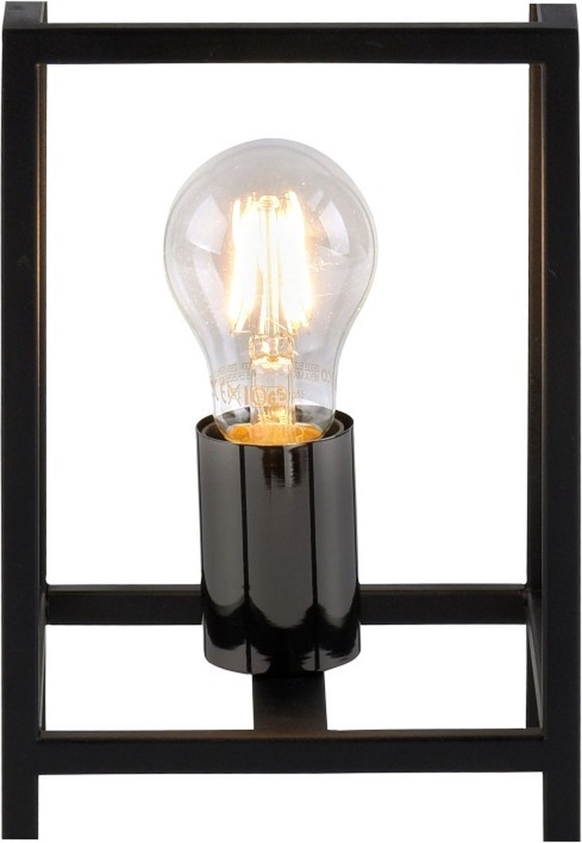 LeuchtenDirekt FABIO 15812-18 Tafellamp E27 - Zwart