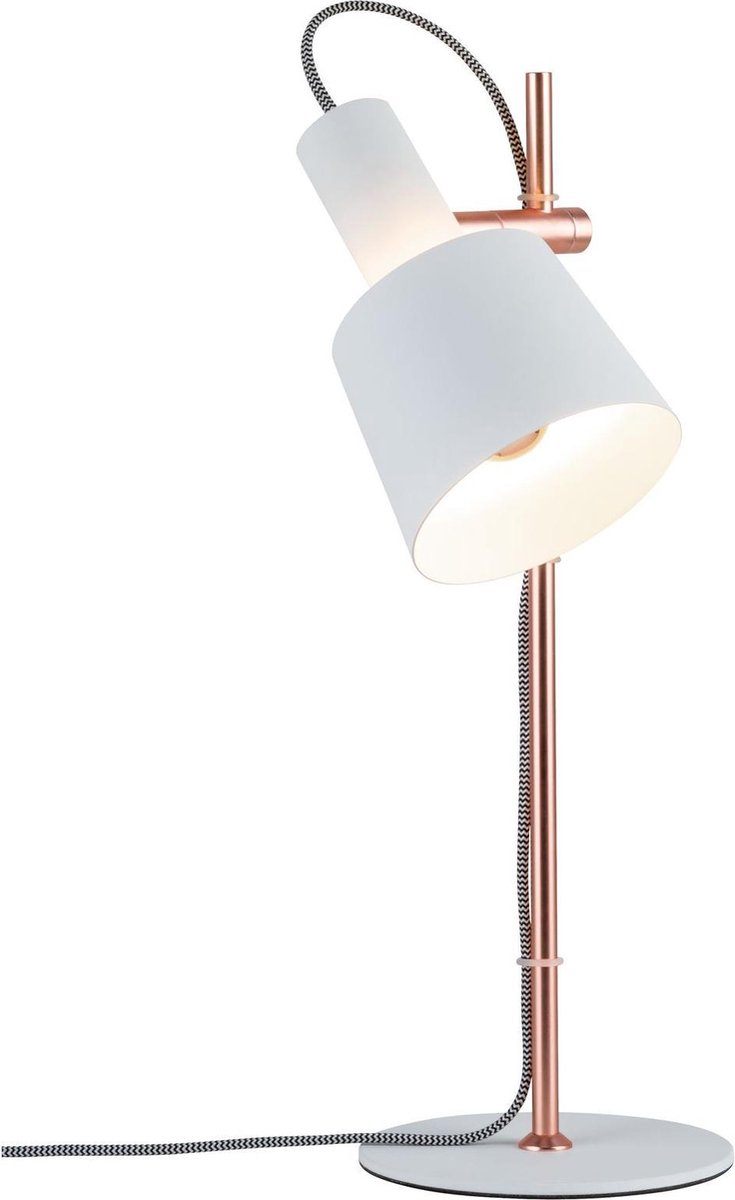 Paulmann Neordic Haldar Bureaulamp LED E14 20 W Koper (mat),- Wit