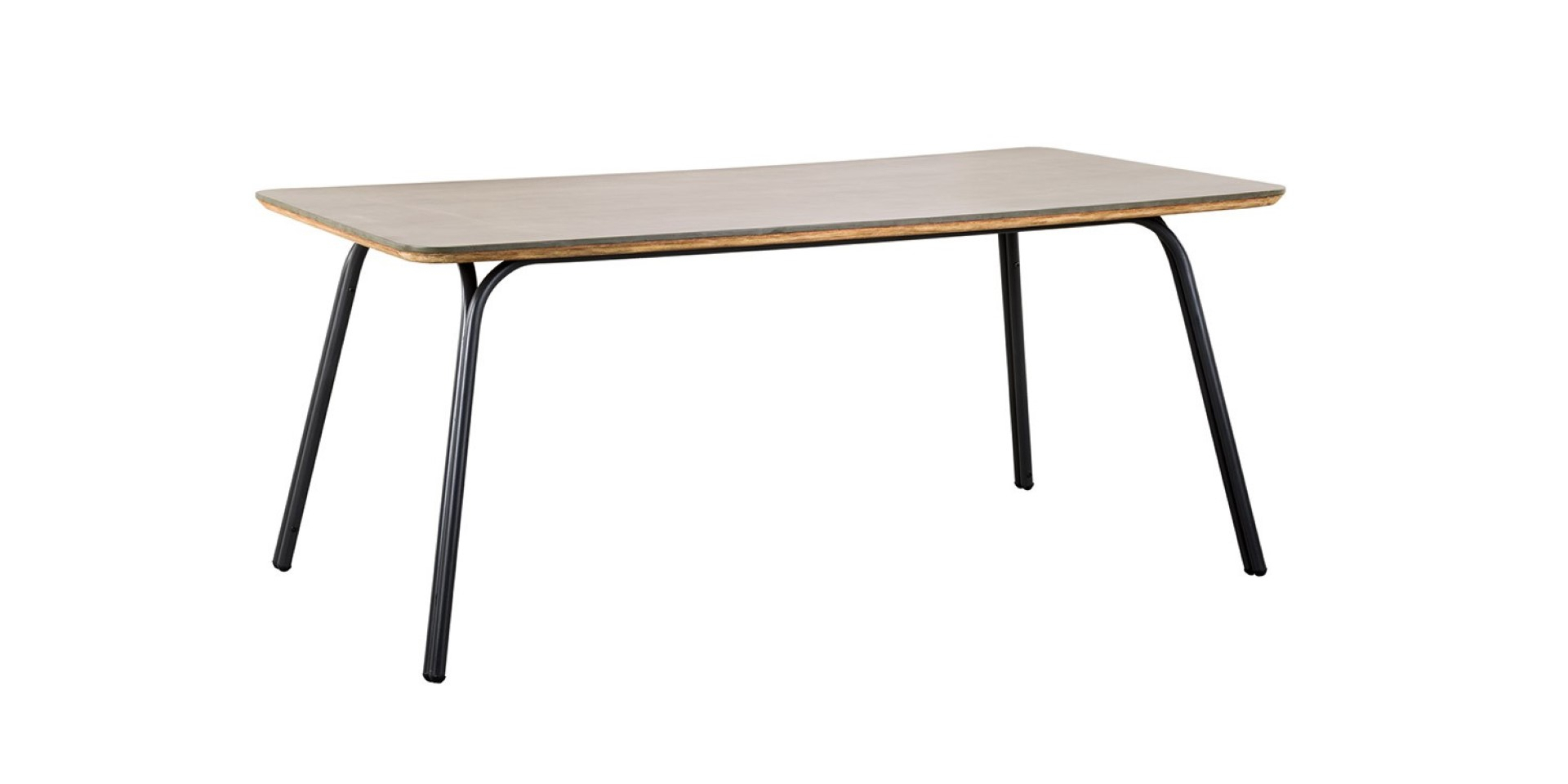 Eurofleur Aanbieding Sabot tafel 180x100x77 cm antraciet - Grijs