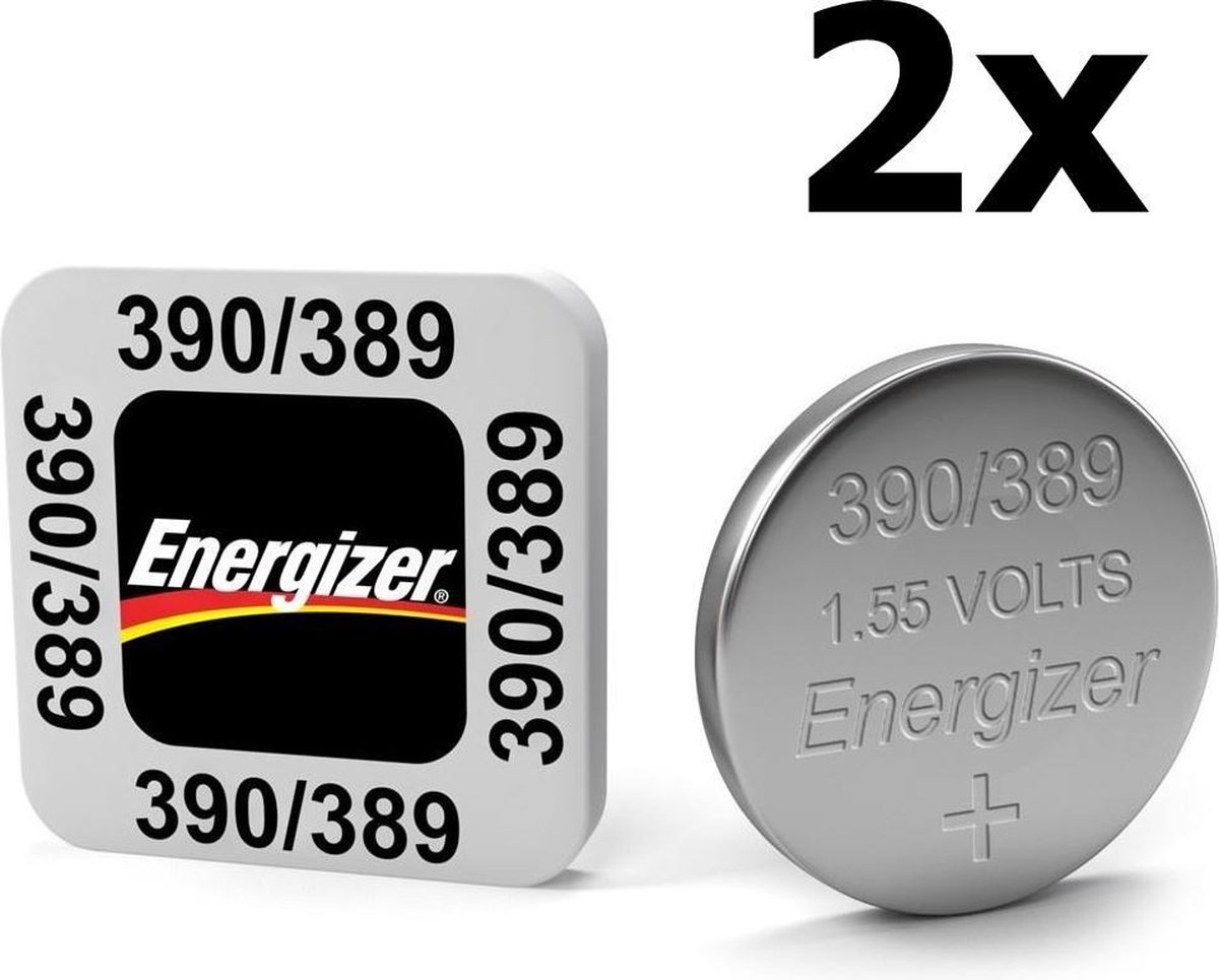 Energizer 2 Stuks - 389/390 90mah 1.55v Knoopcel Batterij