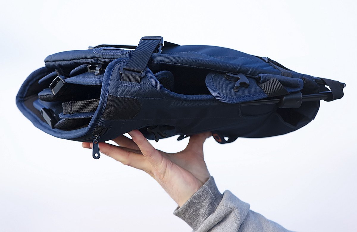 Minimeis Kinddrager Schouderdrager - Blauw / - Zwart