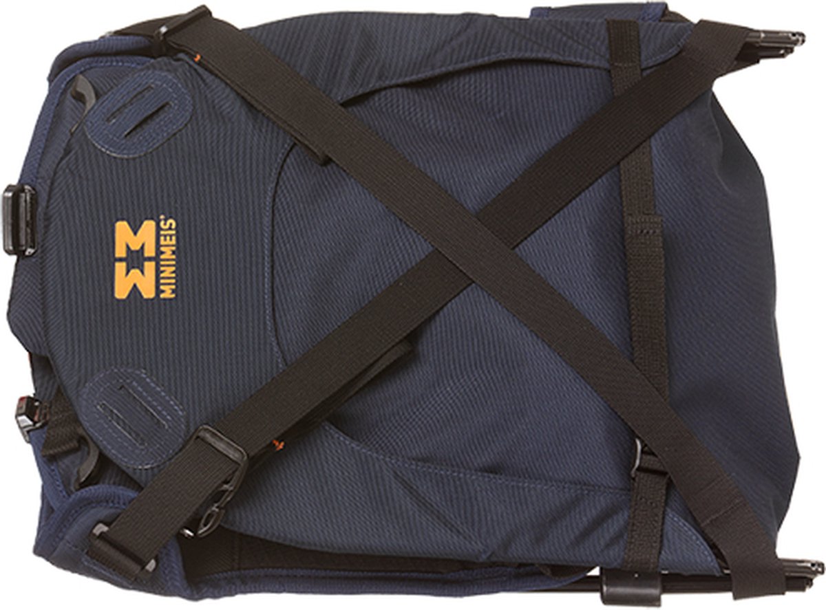 Minimeis Kinddrager Schouderdrager - Blauw / - Zwart