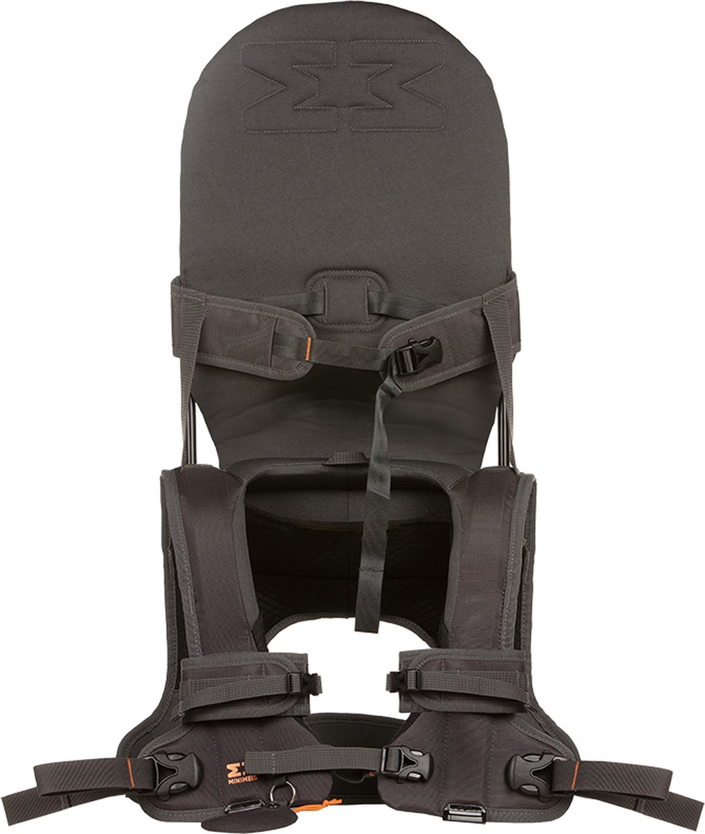Minimeis Kinddrager Schouderdrager - Antraciet / Zwart - Grijs