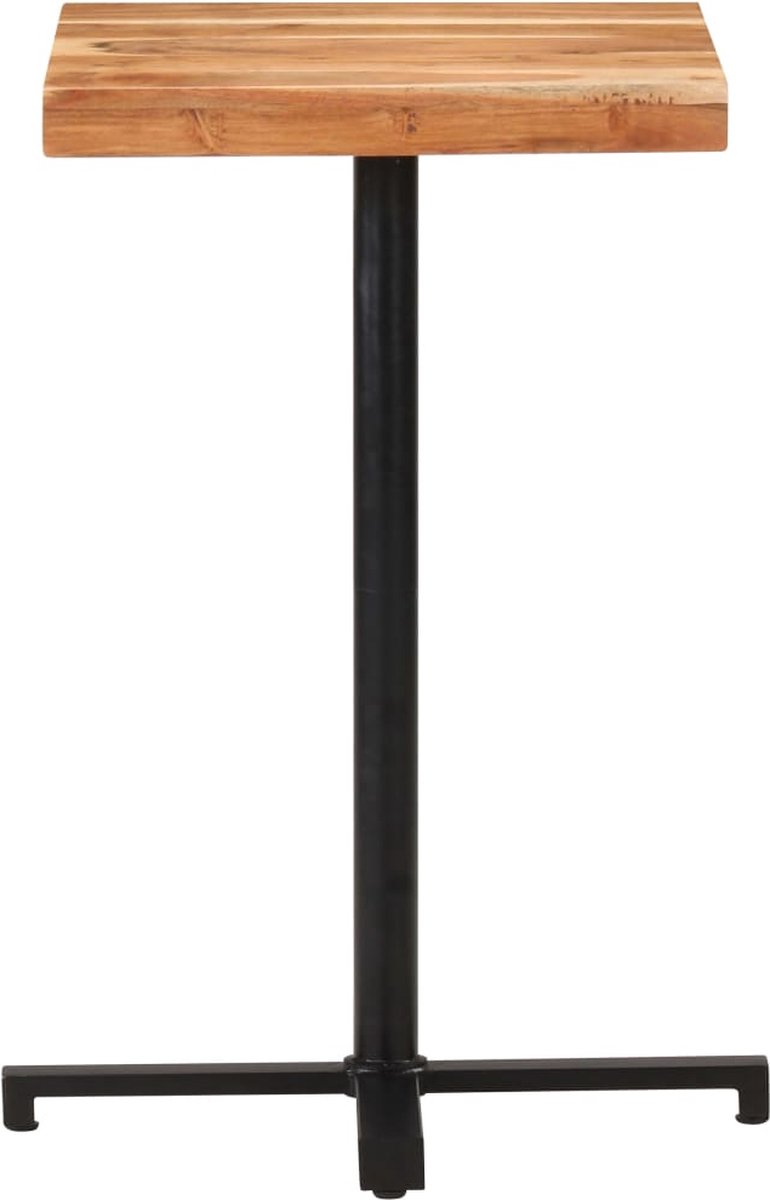 Vidaxl Bartafel Vierkant 50x50x110 Cm Massief Acaciahout - Bruin