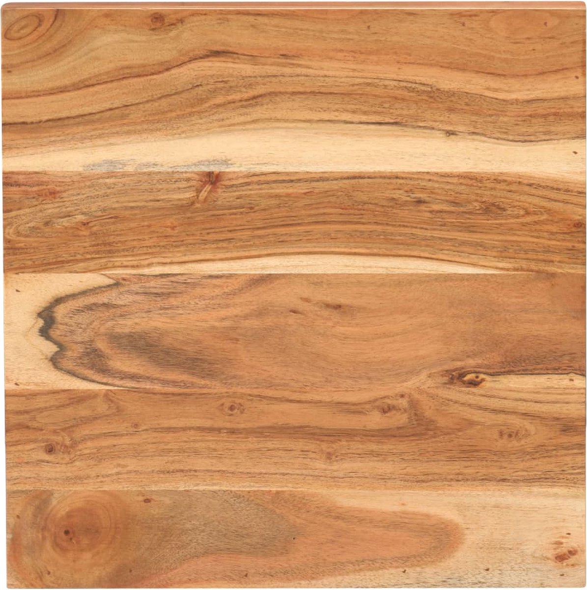 Vidaxl Bartafel Vierkant 50x50x110 Cm Massief Acaciahout - Bruin