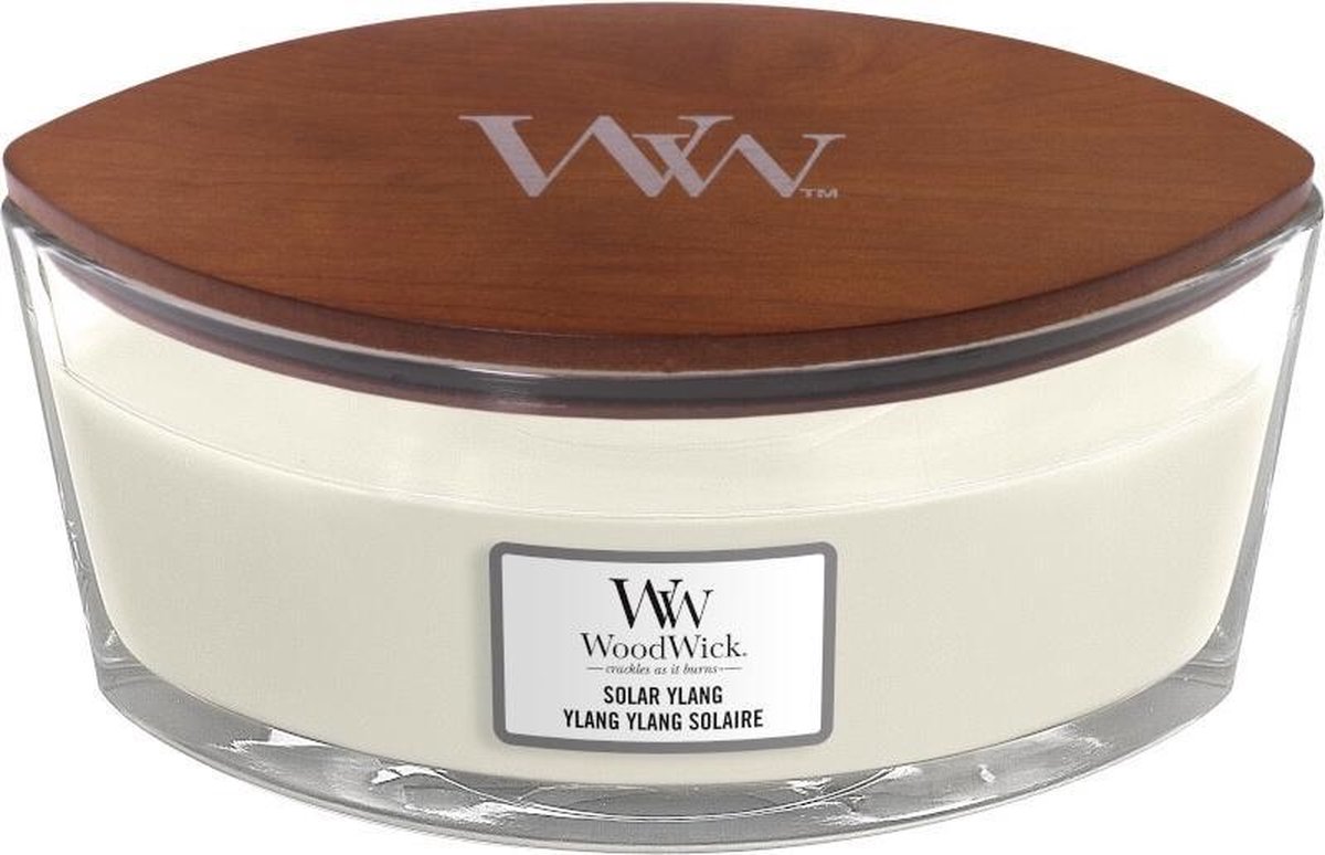 Woodwick Geurkaars Ellipse Solar Ylang - 9 Cm / 19 Cm