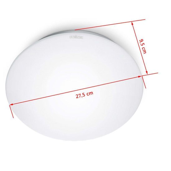 Steinel RS 16 L 738013 Plafondlamp met bewegingsmelder Spaarlamp, LED E27 60 W - Wit