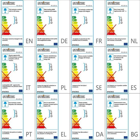 Steinel RS 16 L 738013 Plafondlamp met bewegingsmelder Spaarlamp, LED E27 60 W - Wit