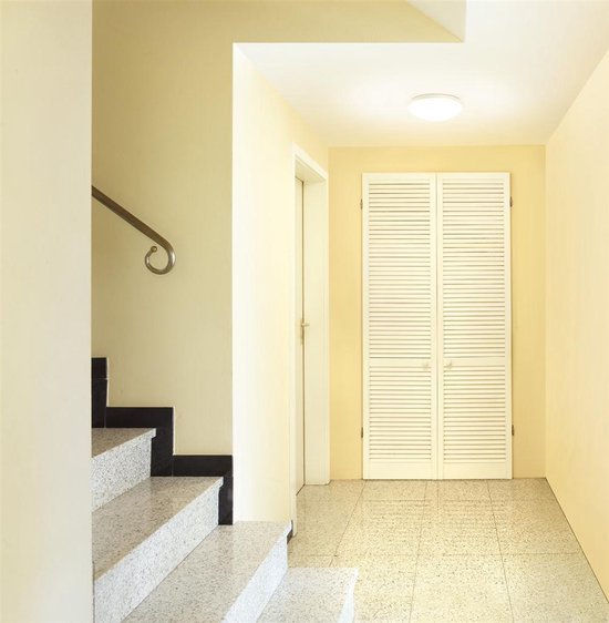 Steinel RS 16 L 738013 Plafondlamp met bewegingsmelder Spaarlamp, LED E27 60 W - Wit