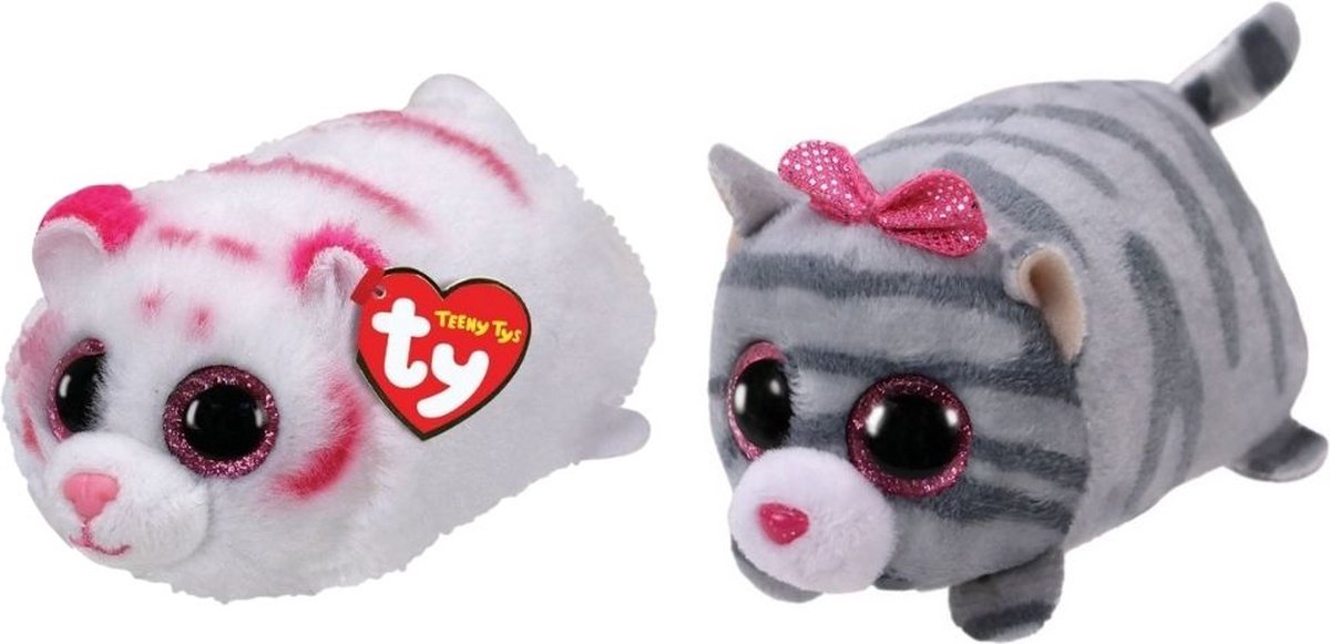 ty - Knuffel - Teeny &apos;s - Tabor Tiger & Cassie Mouse