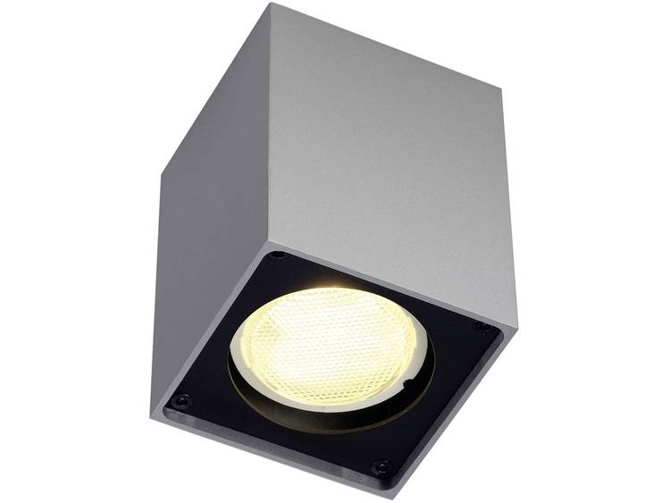 SLV Altra Dice 151514 Plafondlamp Hoogvoltage halogeenlamp GU10 35 W Zilver-grijs, - Zwart