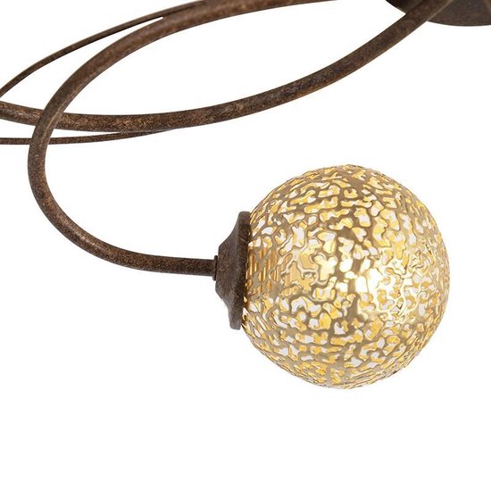 Paul Neuhaus GRETA 6398-48 Plafondlamp LED, Halogeen G9 240 W Roest, - Bruin