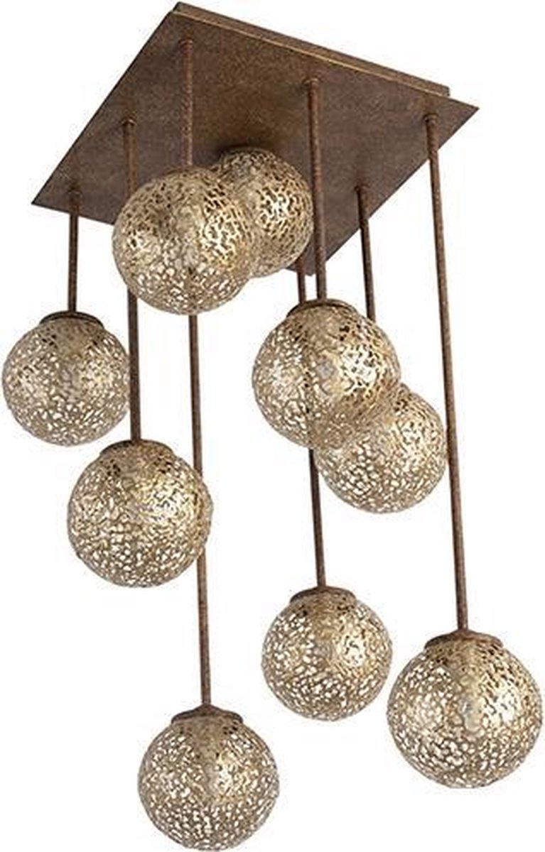 Paul Neuhaus GRETA 6238-48 Plafondlamp LED, Halogeen G9 360 W Roest, - Bruin