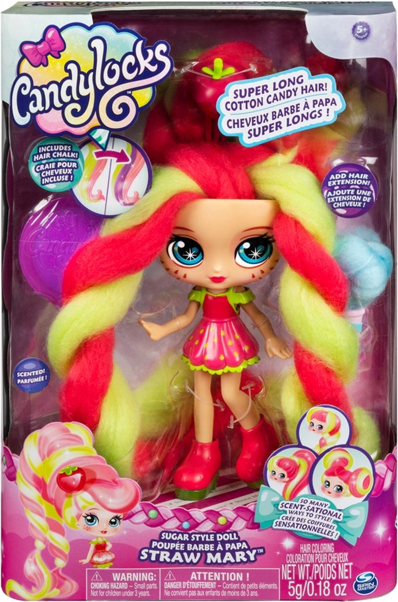 Spinmaster Spin Master Candylocks Sugar Style Doll - Straw Mary - 18cm - Pop