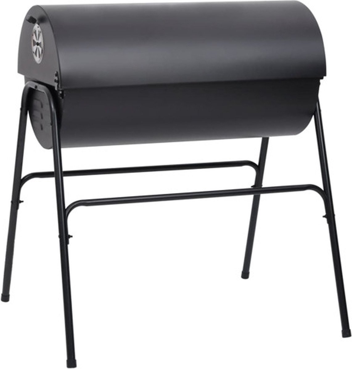 Vidaxl Barbecuevat Met 2 Kookroosters 80x95x90 Cm Staal - Zwart