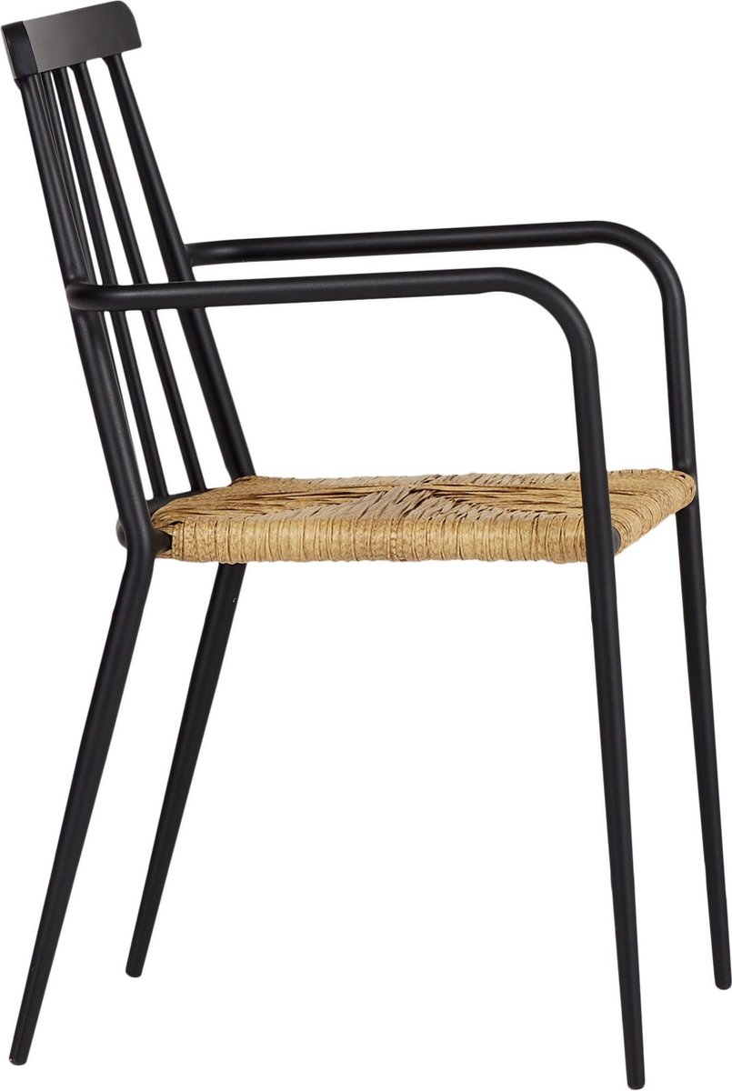 Dance Tuintafel En 4 Stoelen. - Zwart