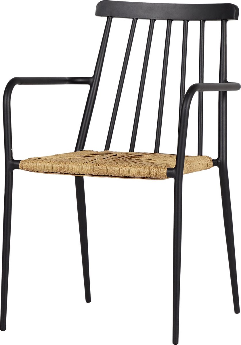 Dance Tuintafel En 4 Stoelen. - Zwart