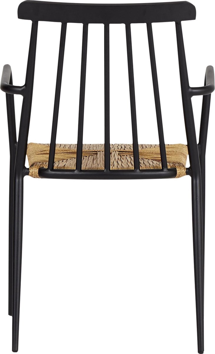 Dance Tuintafel En 4 Stoelen. - Zwart