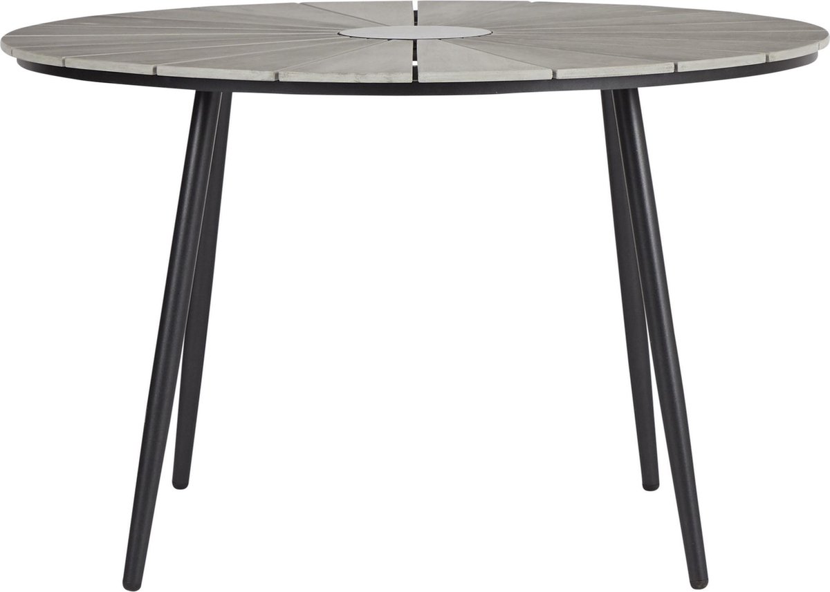 Dance Tuintafel En 4 Stoelen. - Zwart