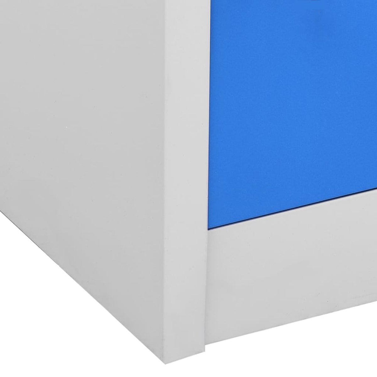 Vidaxl Lockerkasten 2 St 90x45x92,5 Cm Staal Licht En - Blauw