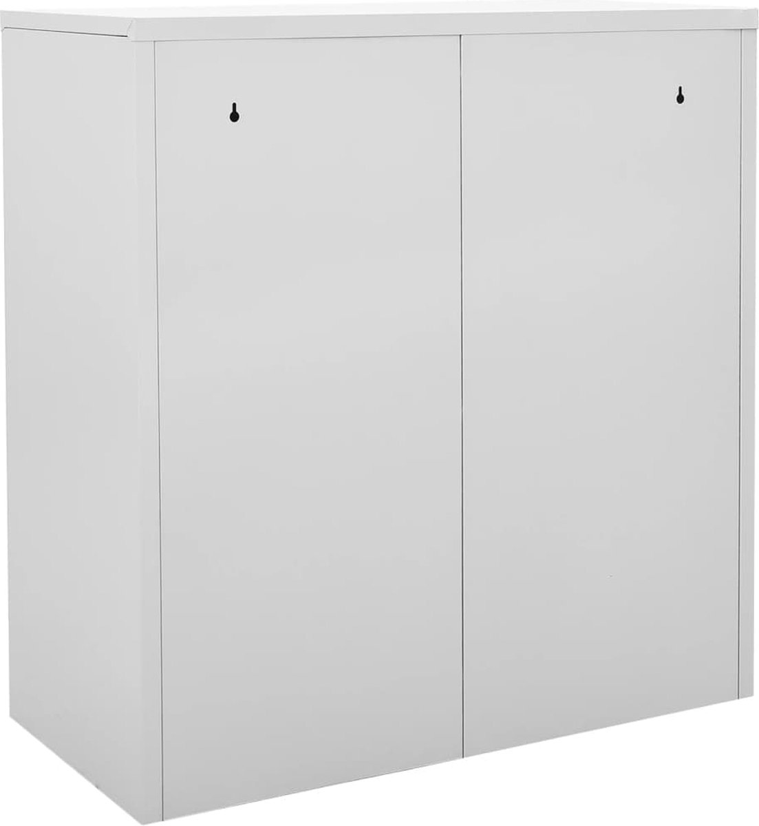 Vidaxl Lockerkasten 5 St 90x45x92,5 Cm Staal Licht En - Blauw