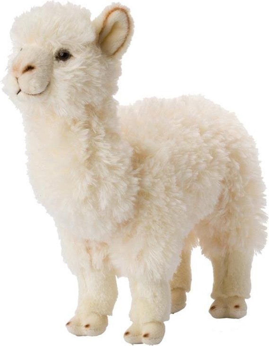 Wnf Pluche Witte Alpaca/lama Knuffel 31 Cm Speelgoed - Knuffeldier