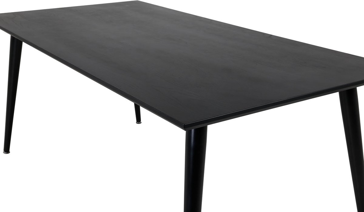 Dipp Eetkamertafel 90x180cm Zwart.