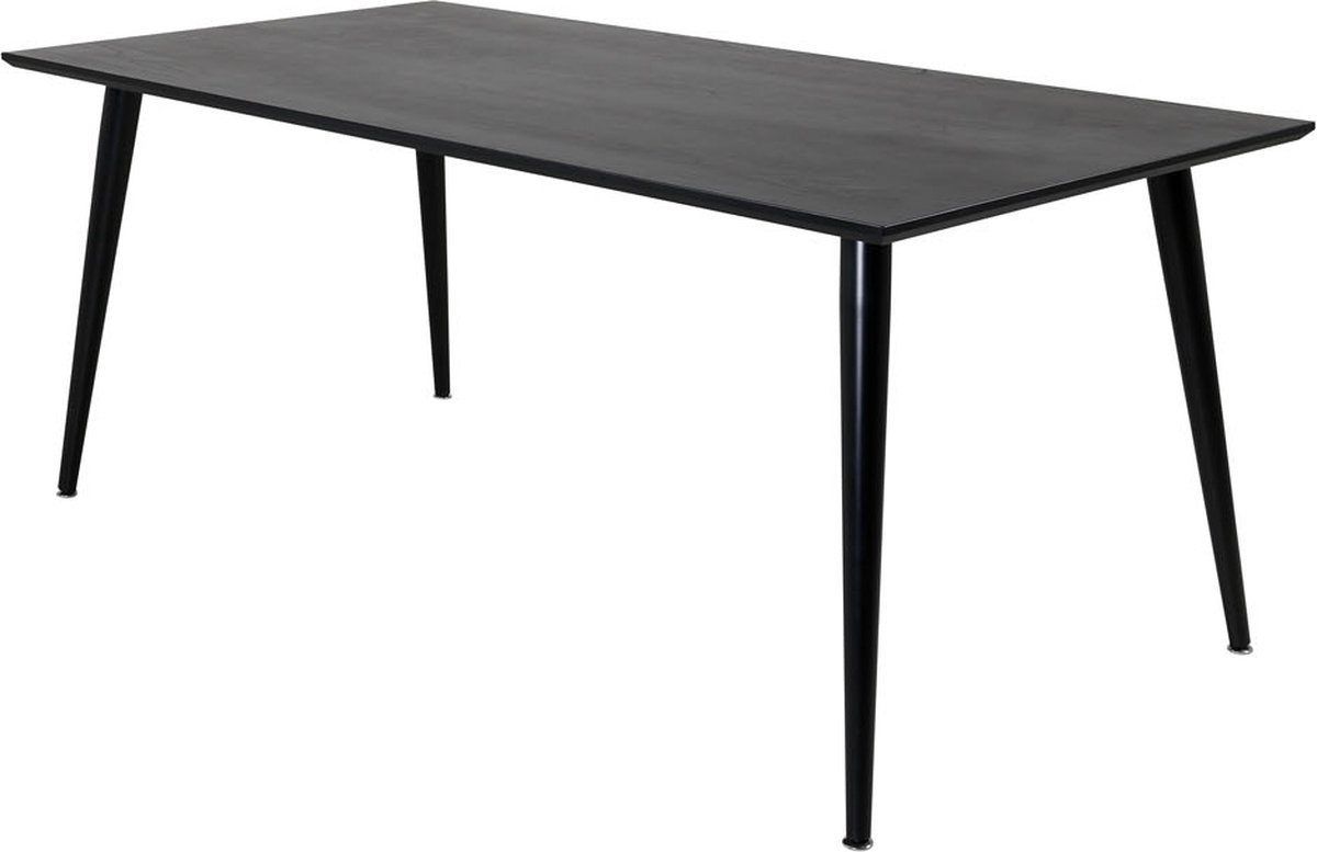Dipp Eetkamertafel 90x180cm Zwart.
