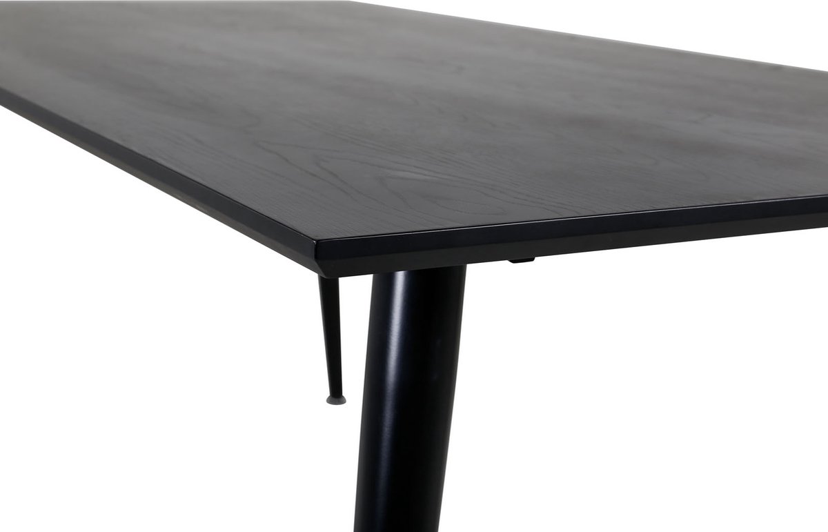 Dipp Eetkamertafel 90x180cm Zwart.