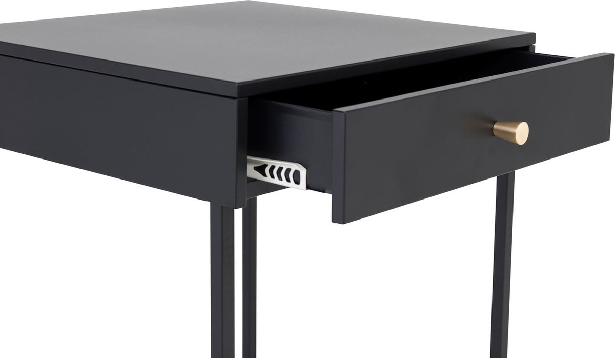 Bakal Nachtkastje 1 Lade Zwart.