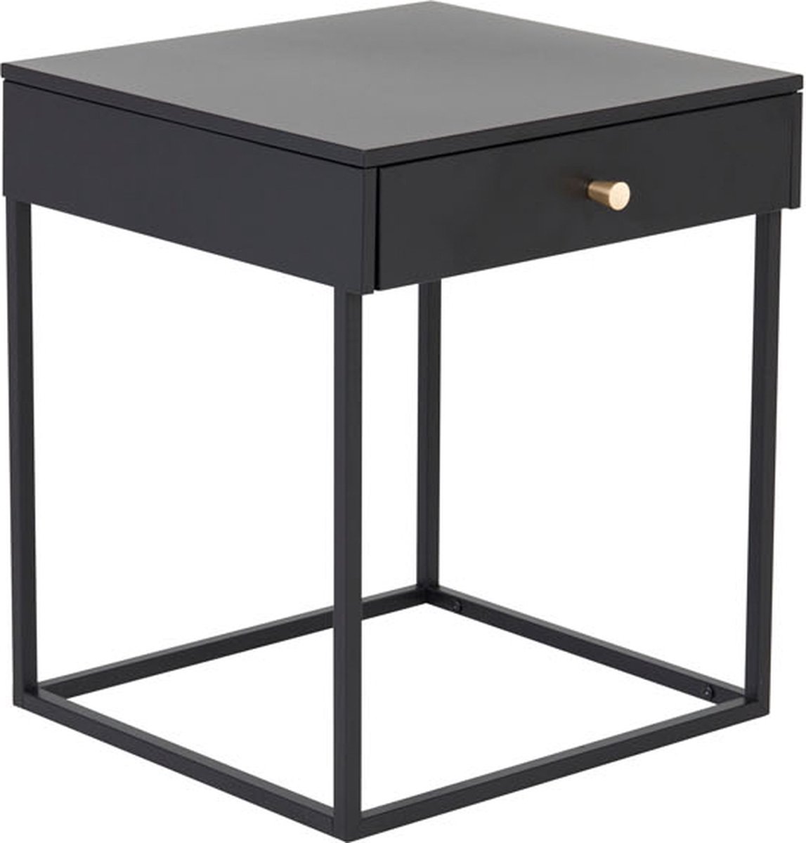 Bakal Nachtkastje 1 Lade Zwart.