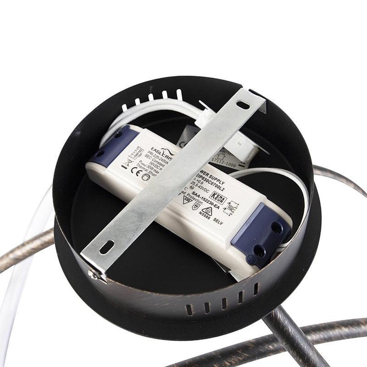 LeuchtenDirekt VIOLETTA 15441-48 LED-plafondlamp LED Roest