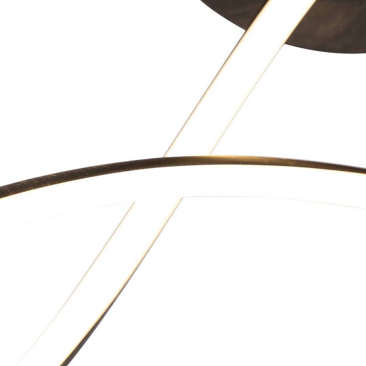 LeuchtenDirekt VIOLETTA 15441-48 LED-plafondlamp LED Roest