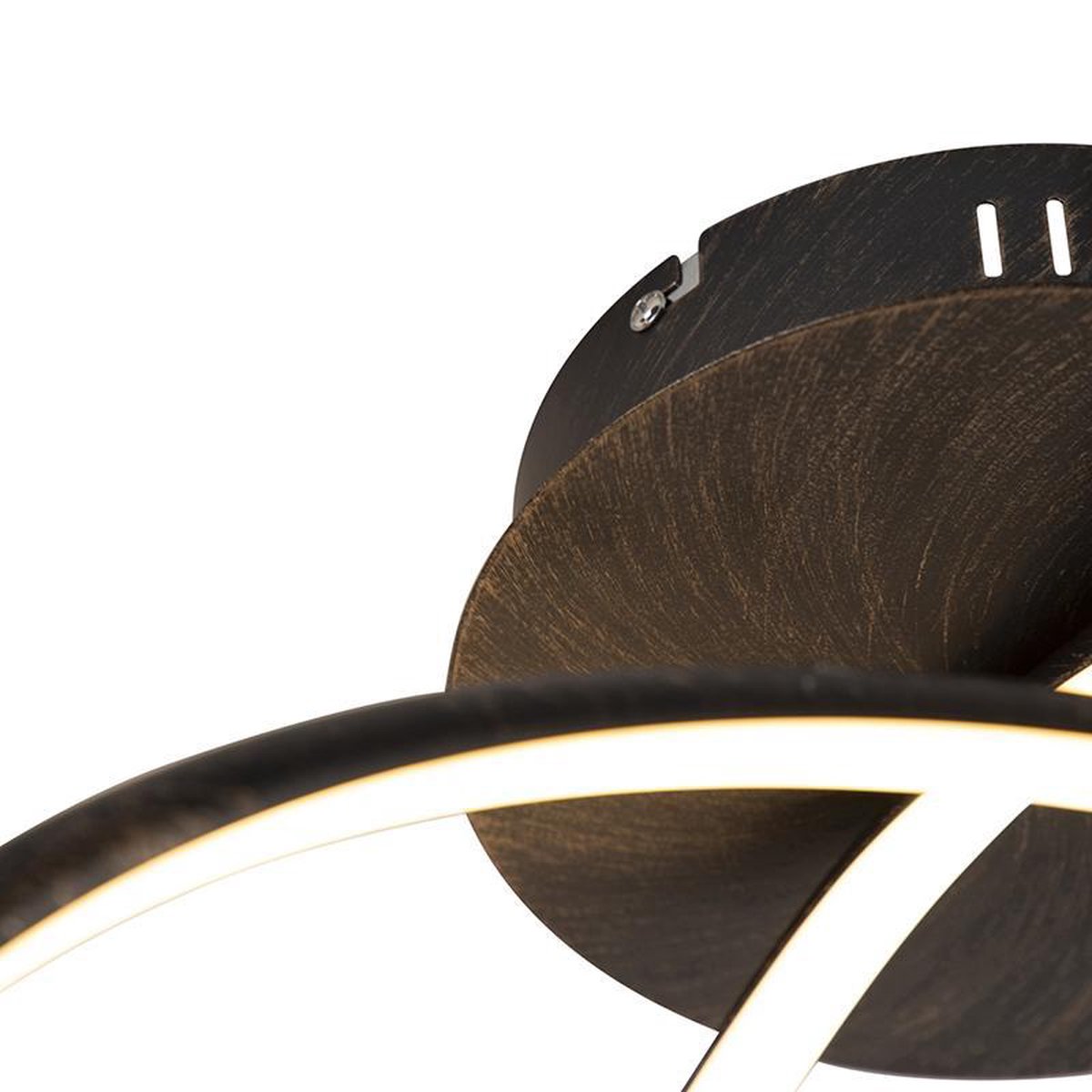 LeuchtenDirekt VIOLETTA 15441-48 LED-plafondlamp LED Roest