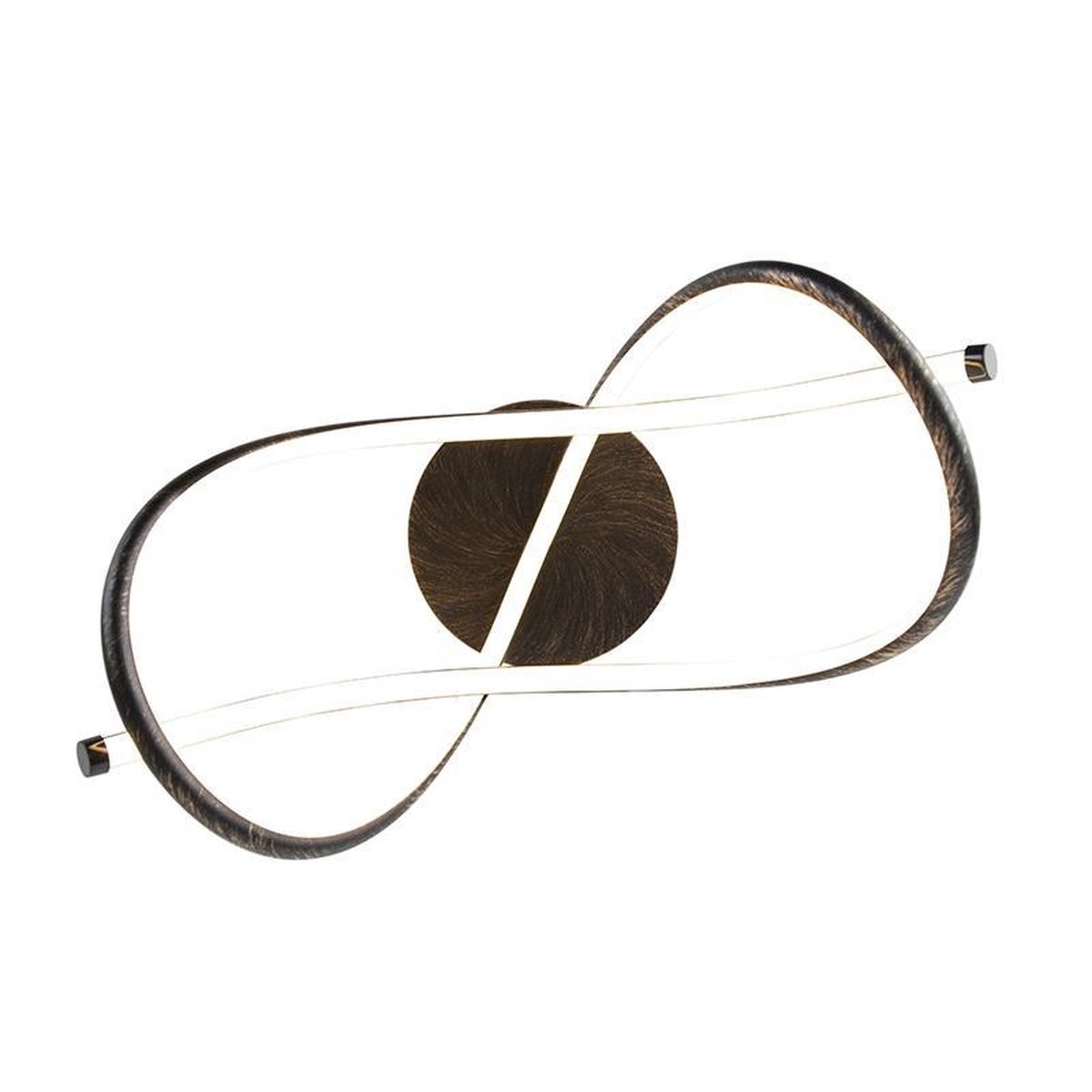 LeuchtenDirekt VIOLETTA 15441-48 LED-plafondlamp LED Roest