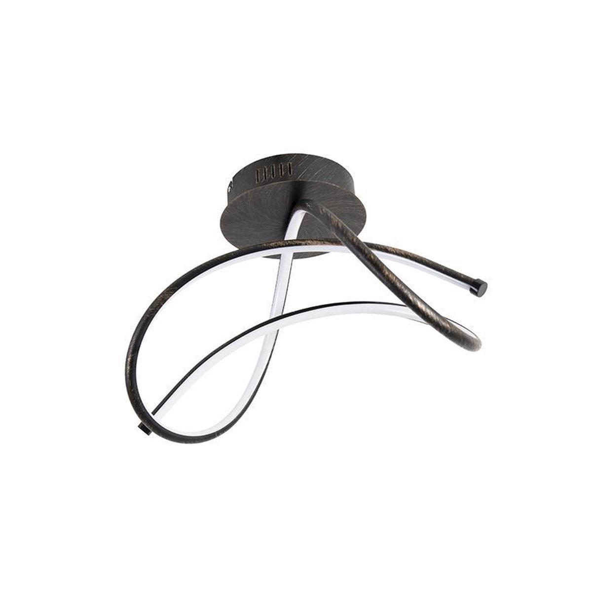 LeuchtenDirekt VIOLETTA 15441-48 LED-plafondlamp LED Roest