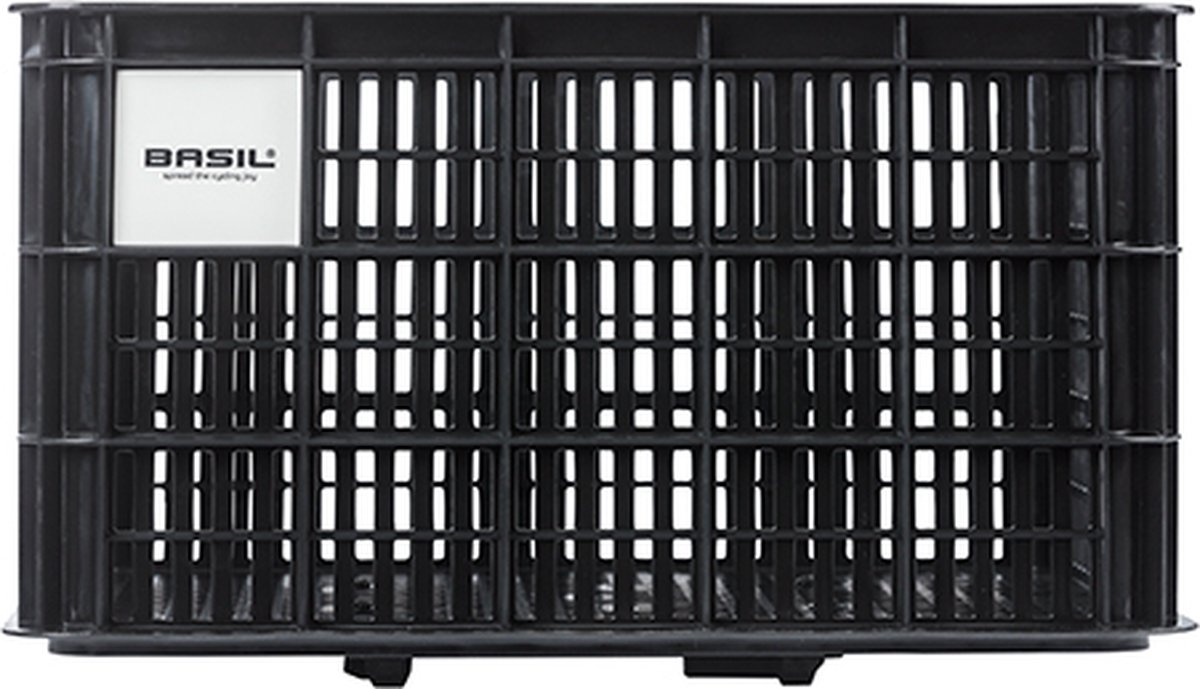 Basil Fietskrat Mik L - Groot - 40 Liter - Zwart