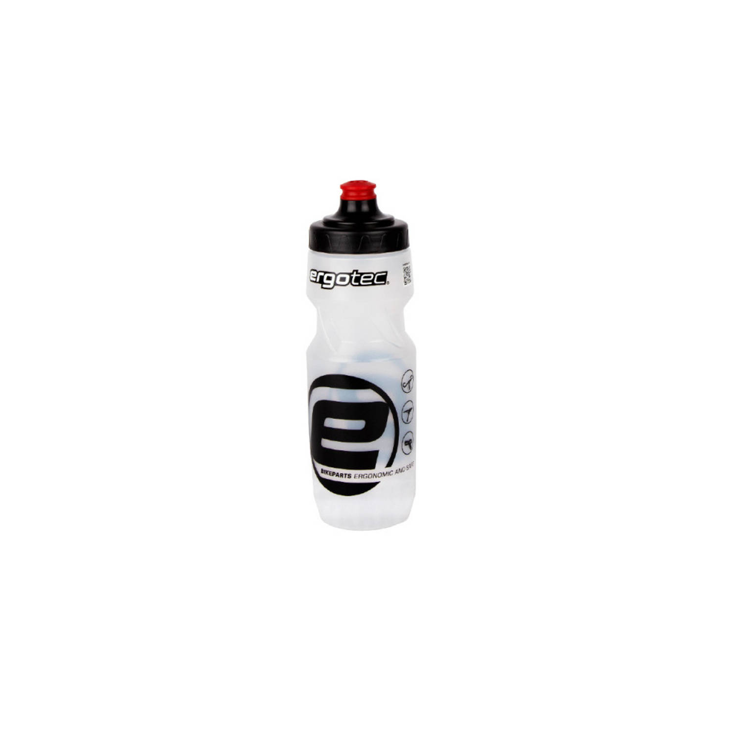 Ergotec Bidon 750ml - Wit/transparant