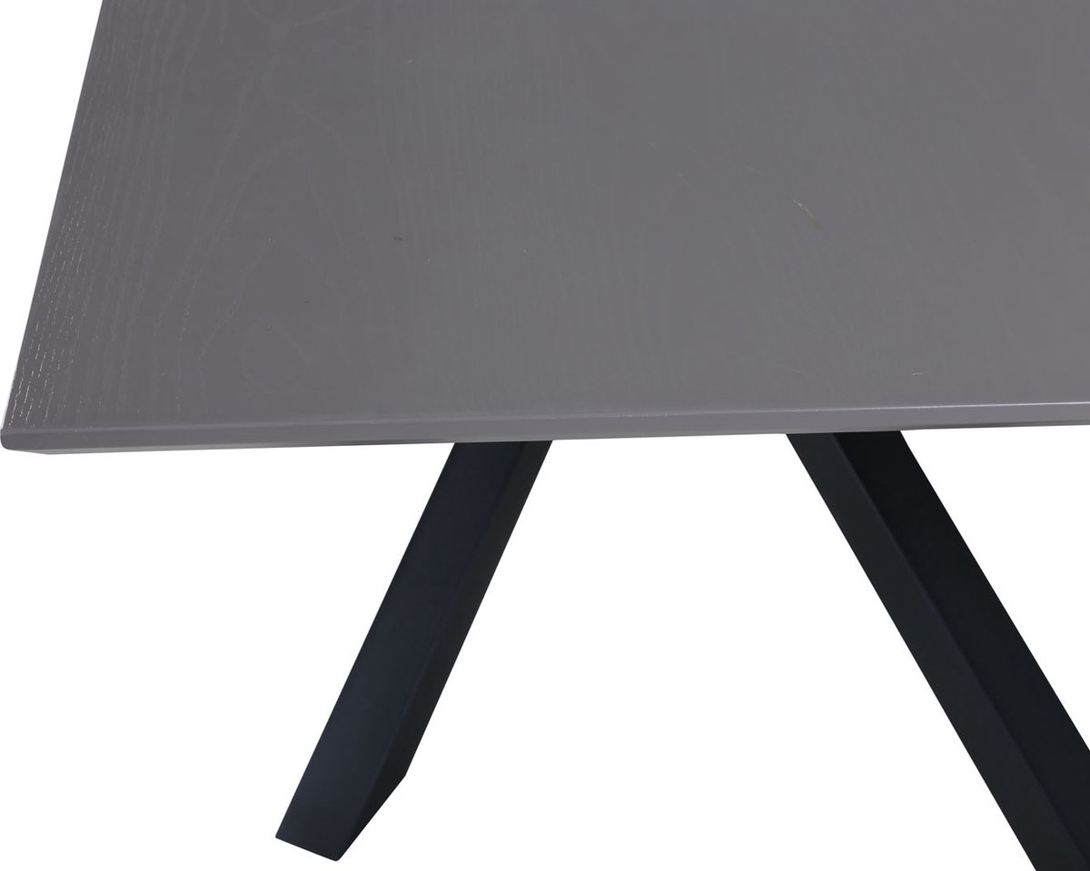 Pippi Eetkamertafel 90x190cm Grijs.