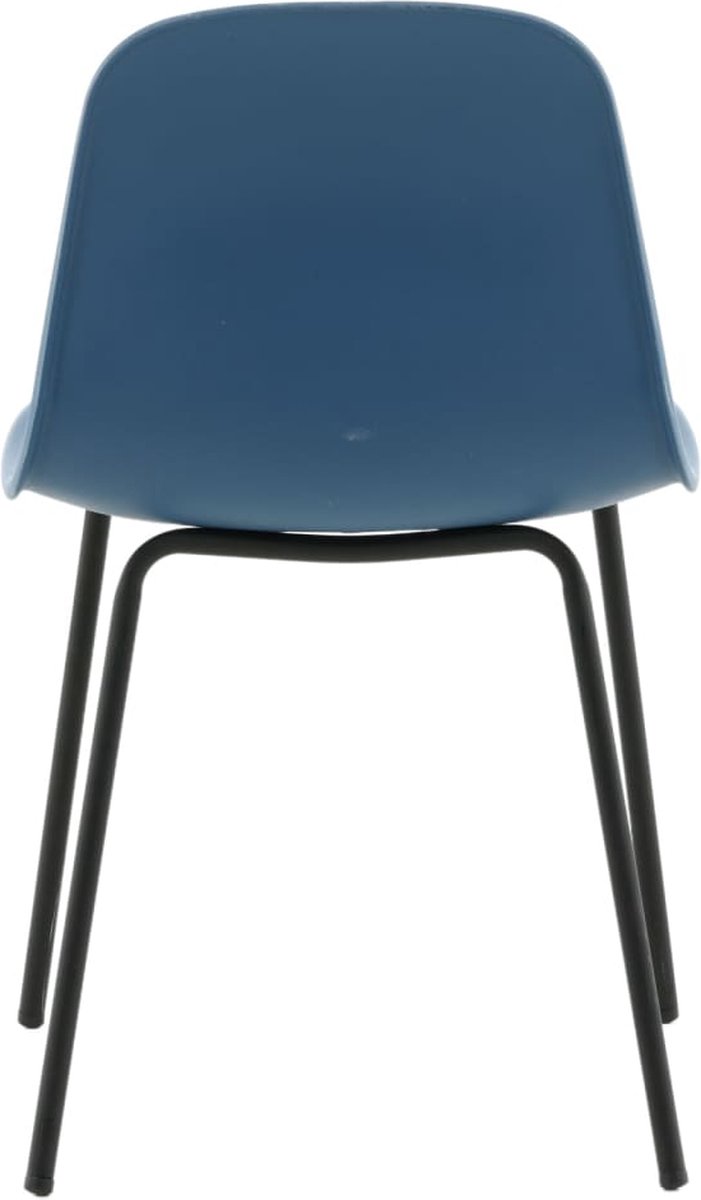 Artic Eetkamerstoel, Zwart. - Blauw